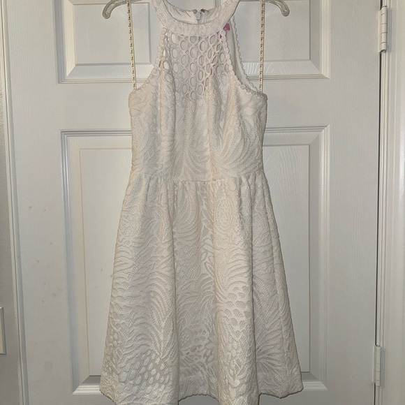 White Lilly Pulitzer Dress! - Picture 3 of 6